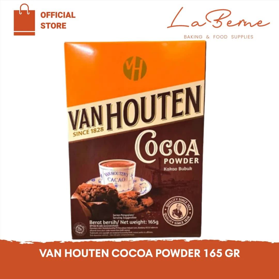 Van Houten Dark Cocoa Powder 165gr 