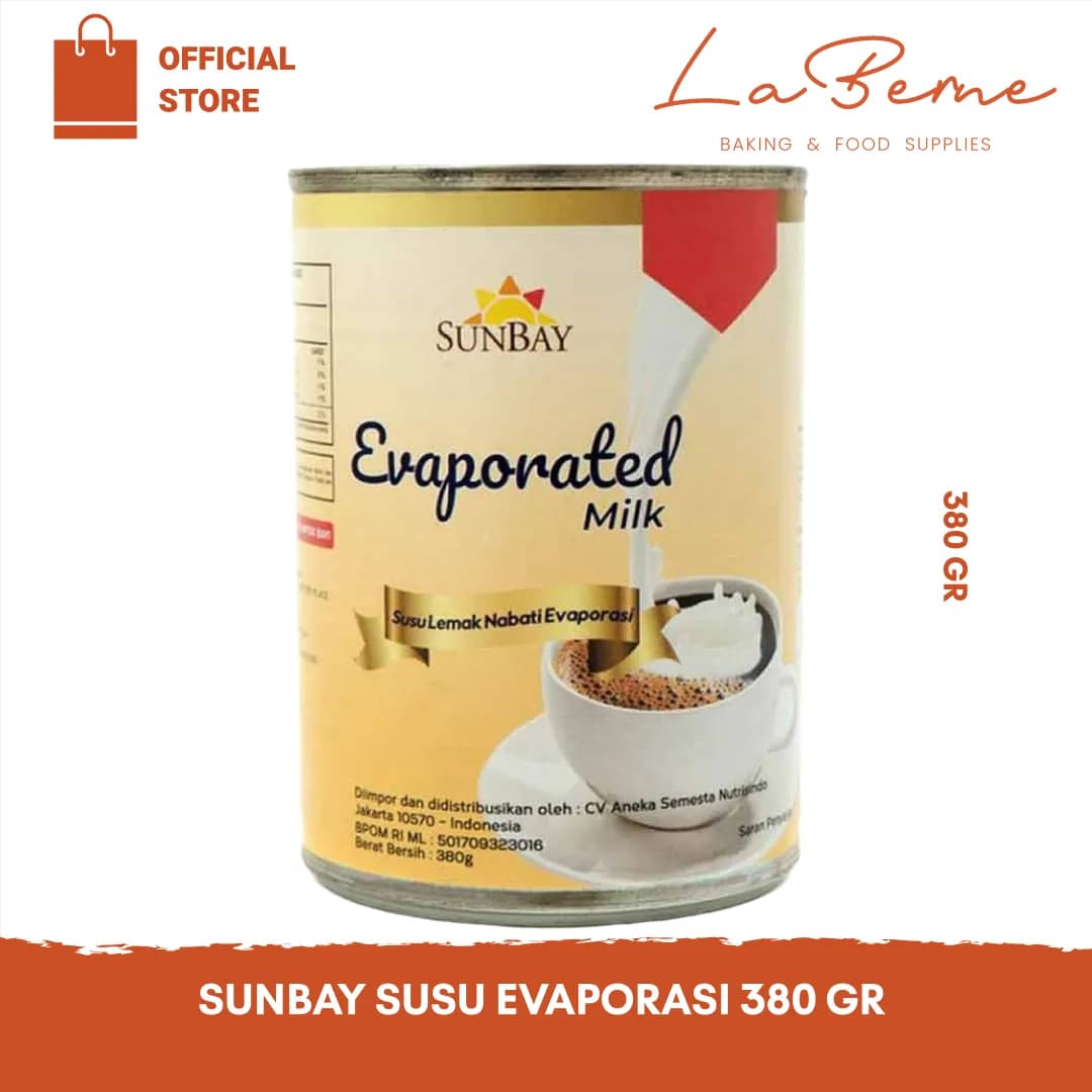 SunBay Susu Evaporasi 380gr (Evaporated Milk SunBay)