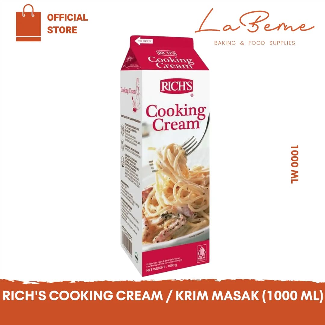 Rich's Cooking Cream 1 Kg / Cooking Cream Rich's 1000 Gr