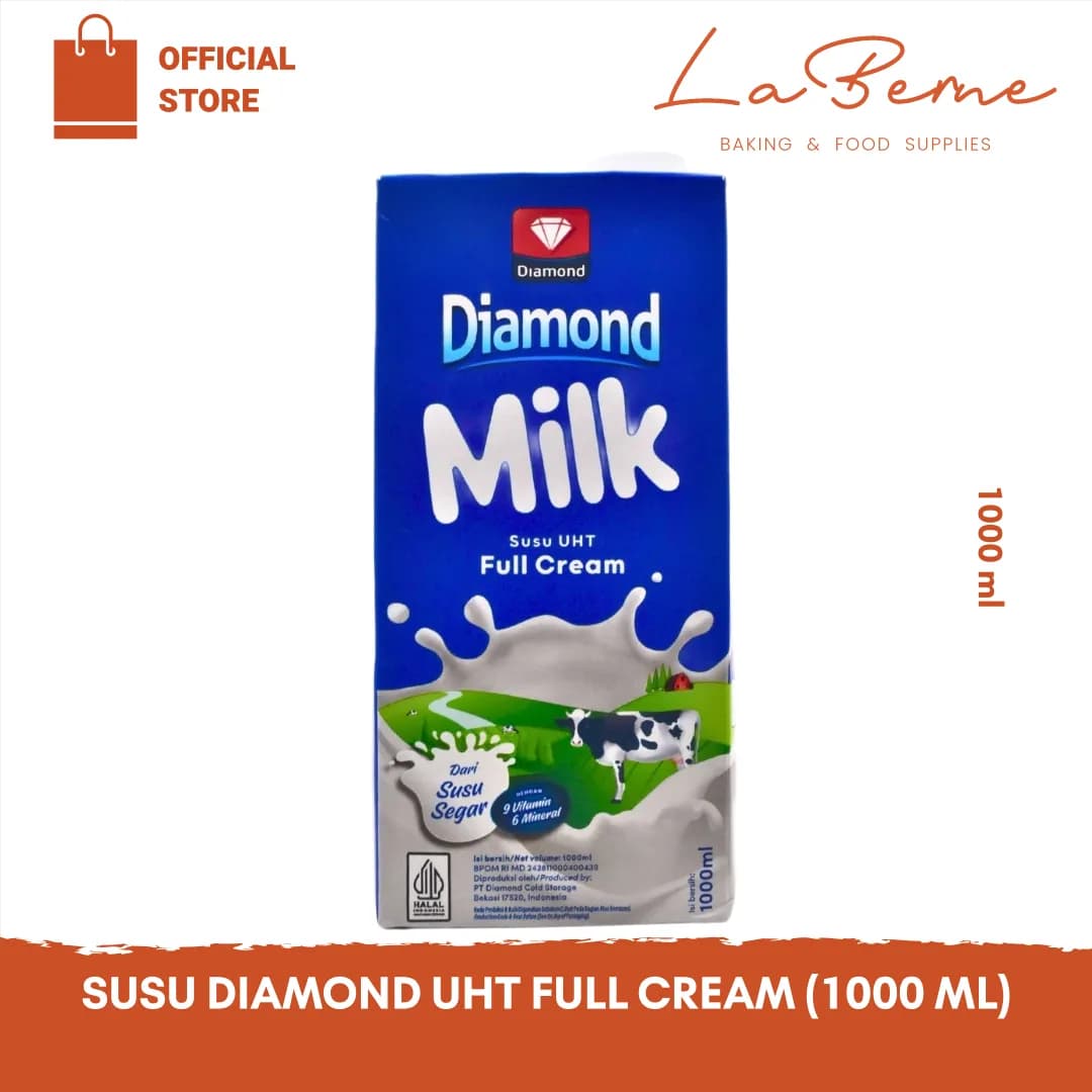 Susu Diamond UHT Full Cream 1 Liter