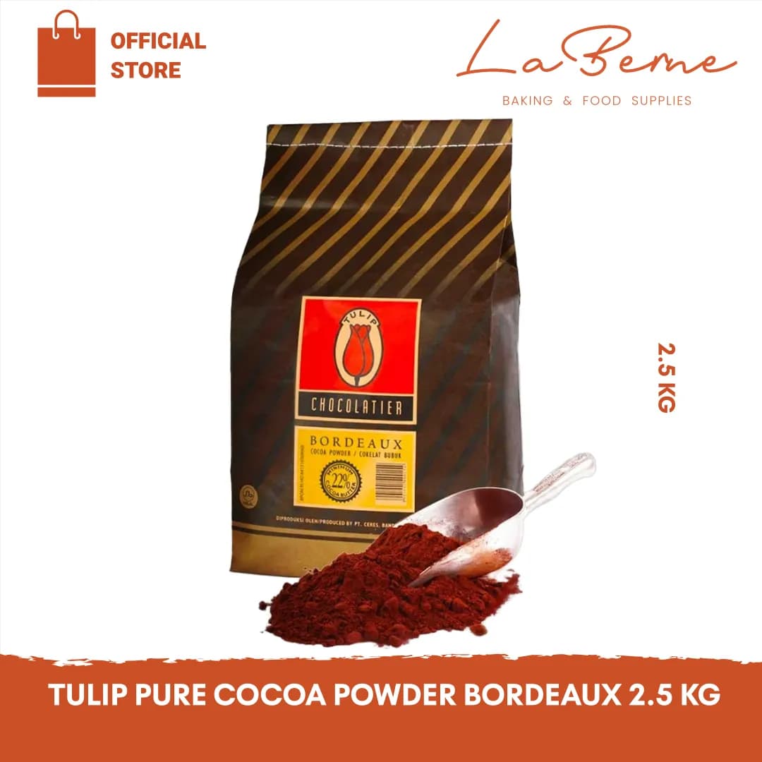Tulip Bordeaux Coklat Bubuk 2.5 Kg - Dark Cocoa Premium Tulip
